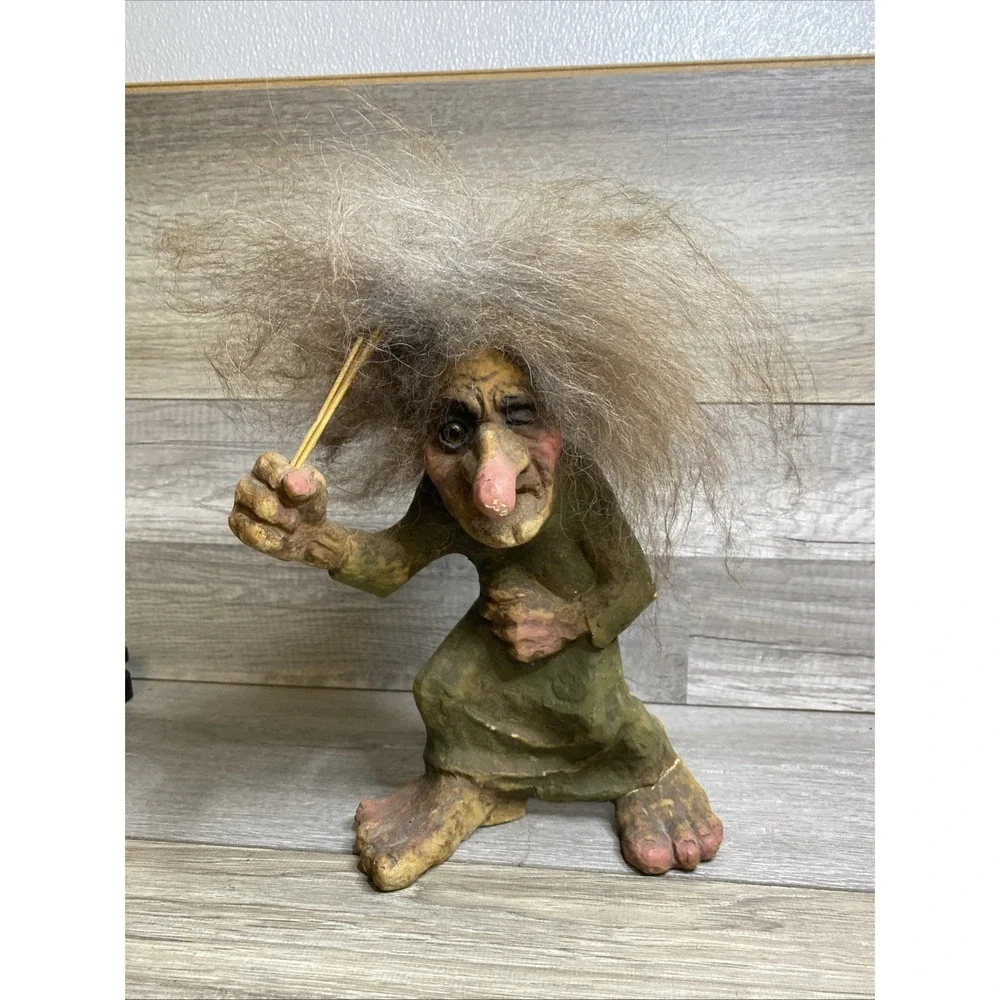 Vintage‎ 10.5 Inch AS NyForm Norwegian Troll Spell Binding Witch 